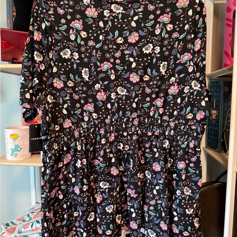 Torrid Super Soft Jersey Floral Top 2X nwt - Picture 4 of 6